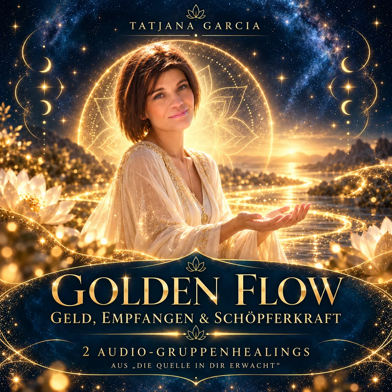 Golden Flow – Geld, Empfangen und Schöpferkraft – 2 Audio-Gruppenhealings mit Tatjana Garcia